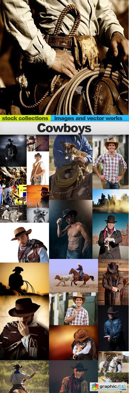 Cowboys,25 x UHQ JPEG