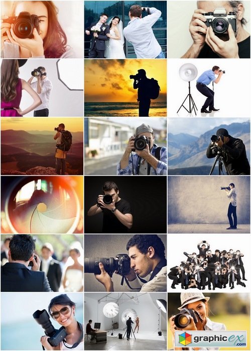 Photographer at work Stock images - 25 HQ Jpg