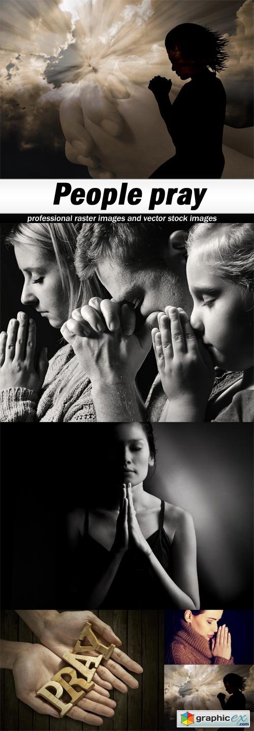 People pray