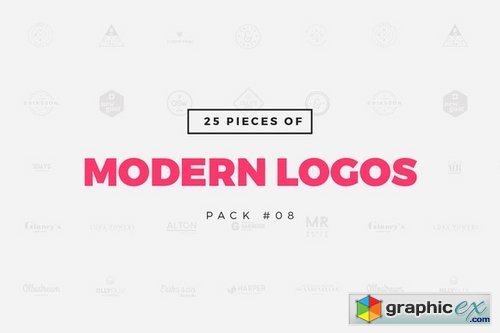 [Pack 08] 25 Modern Logo Templates