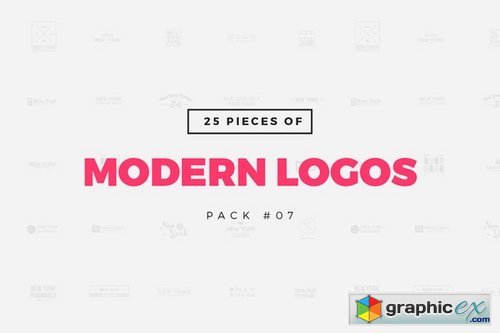 [Pack 07] 25 Modern Logo Templates