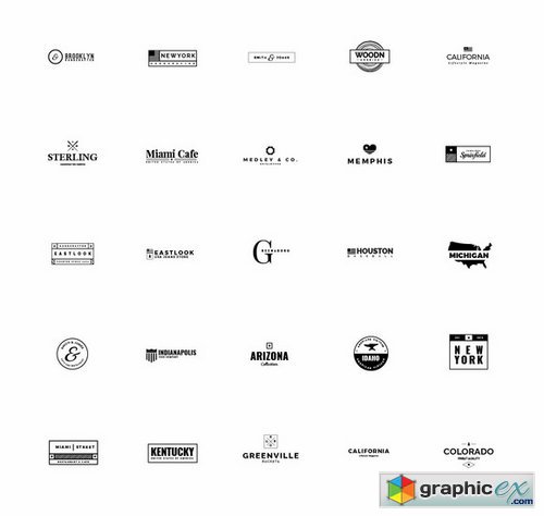 [Pack 06] 25 Modern Logo Templates