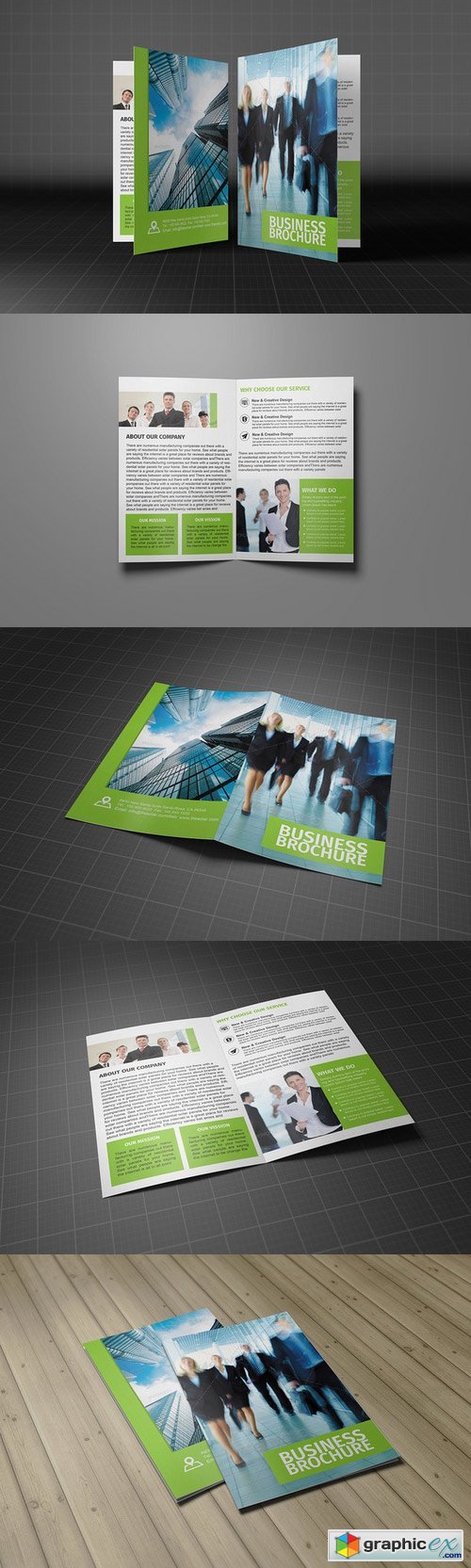 Bifold Corporate Brochure Template 234512