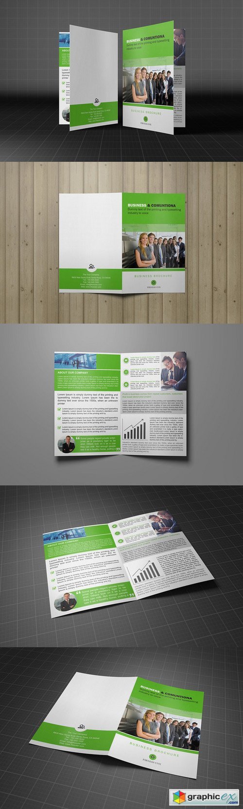 Bifold Business Brochure Template 215941