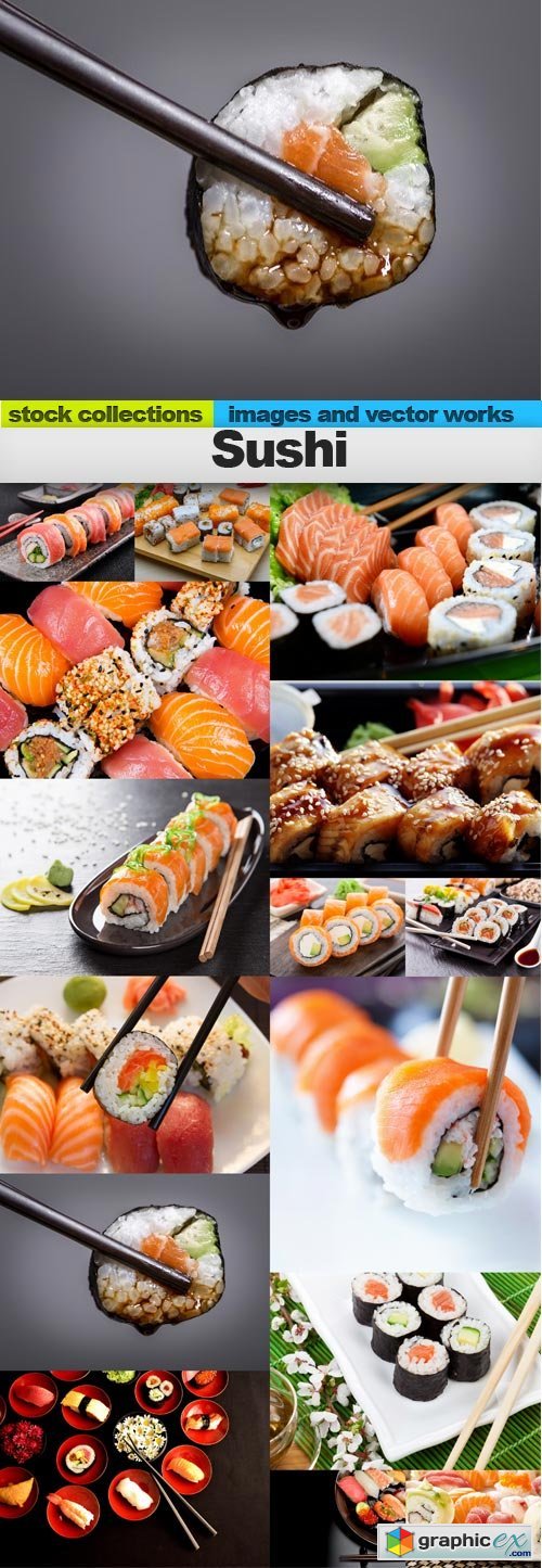 Sushi, 15 x UHQ JPEG