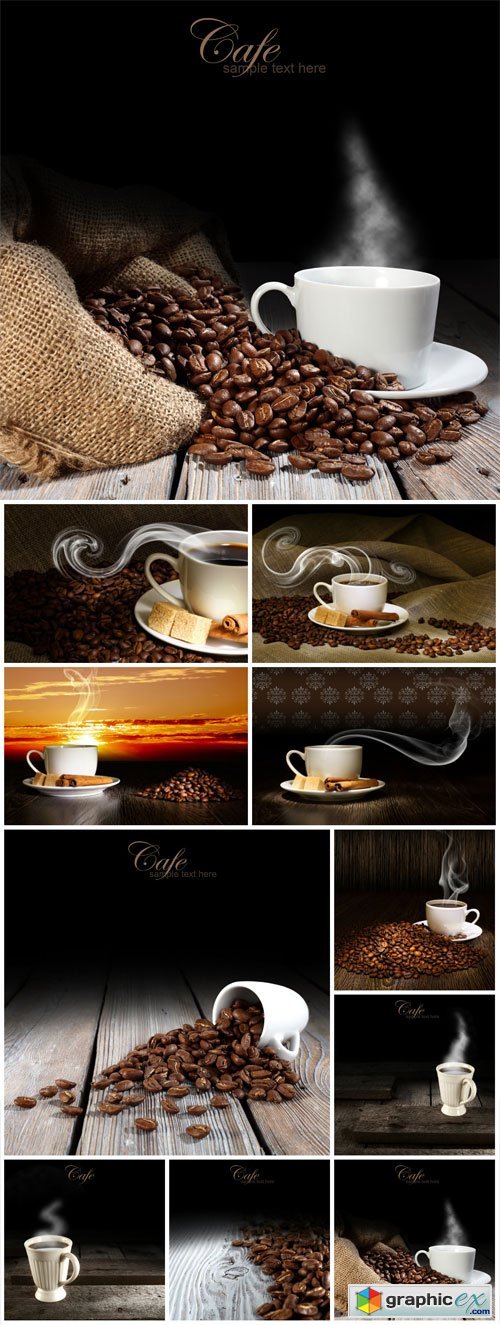 Coffee, coffee beans - Stock photo