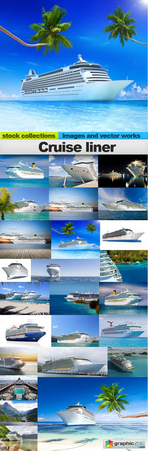 Cruise liner,25 x UHQ JPEG