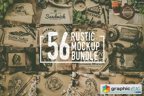 Rustic Mockup Bundle 365221