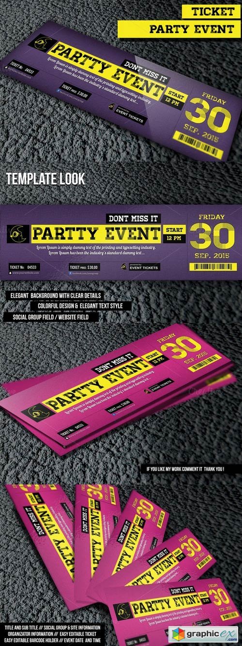 Night Party Ticket