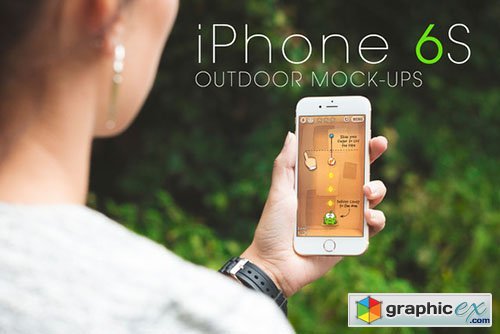 iPhone 6S Outdoor Mock-Ups