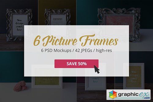 Picture Frame Mockups -50% ValuePack