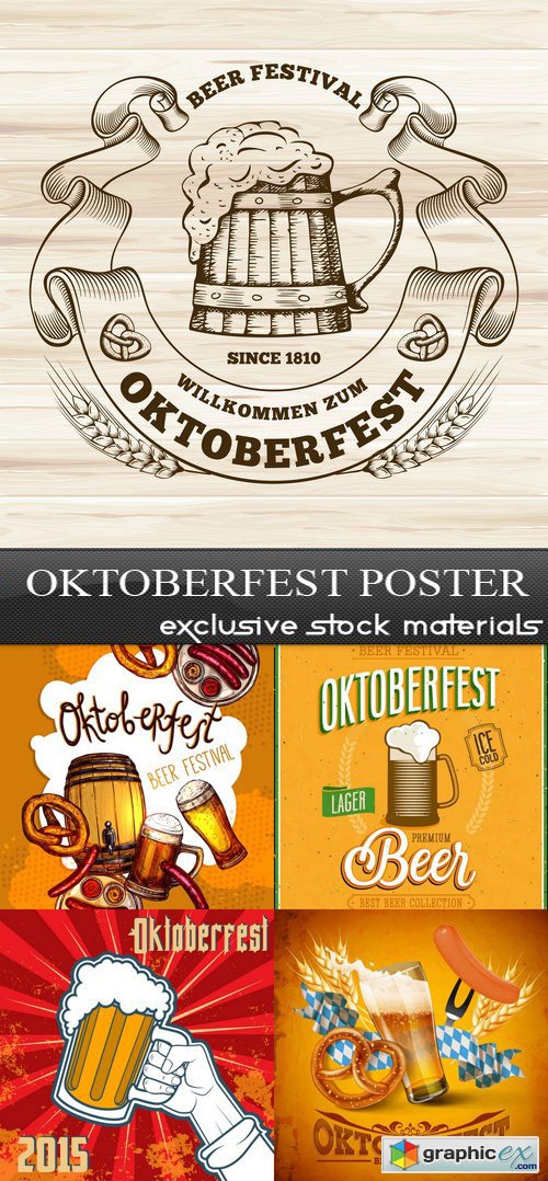 Oktoberfest Poster - 5xEPS