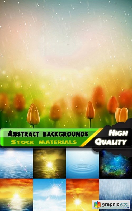 Abstract backgrounds Set #10 - 25 Eps