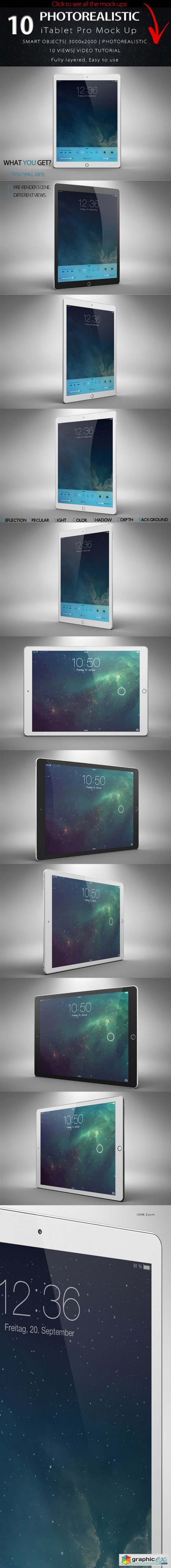 BUNDLE New iPad Pro Mock Up