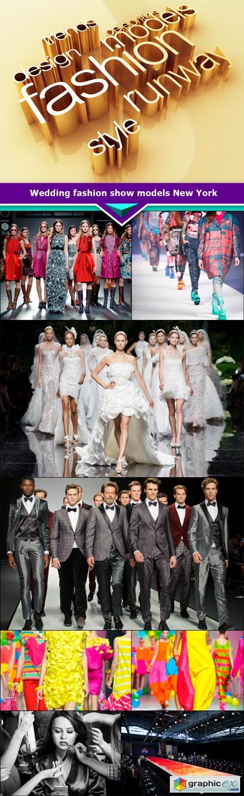 Wedding fashion show models New York 9x JPEG