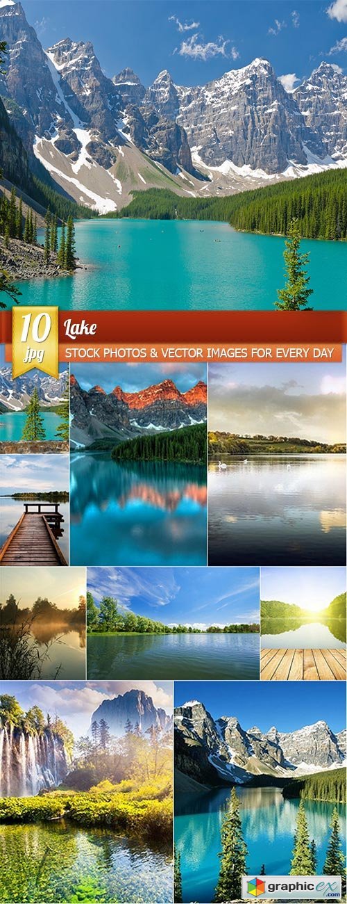 Lake, 10 x UHQ JPEG