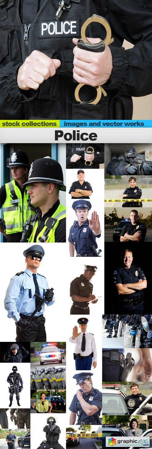 Police,25 x UHQ JPEG