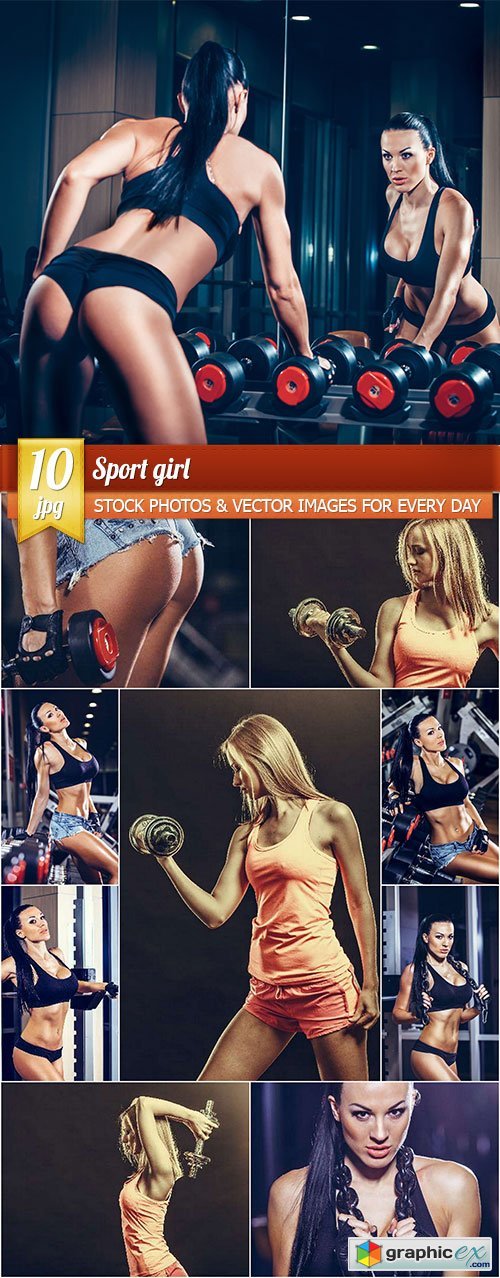 Sport girl, 10 x UHQ JPEG