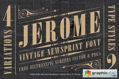 Jerome Typeface-40% Off Intro