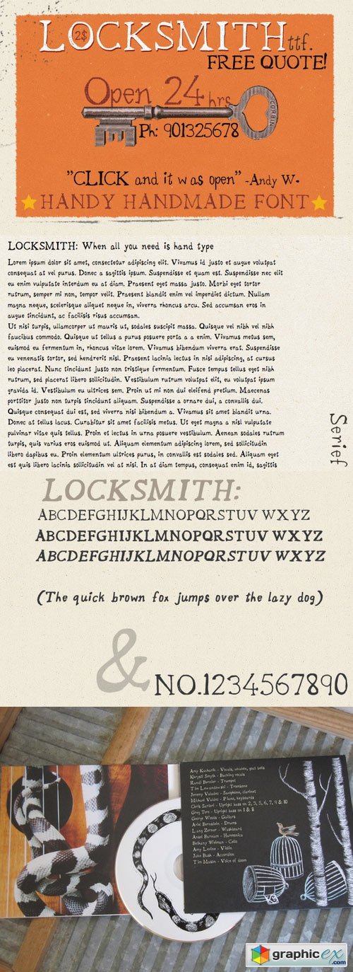 Locksmith Font
