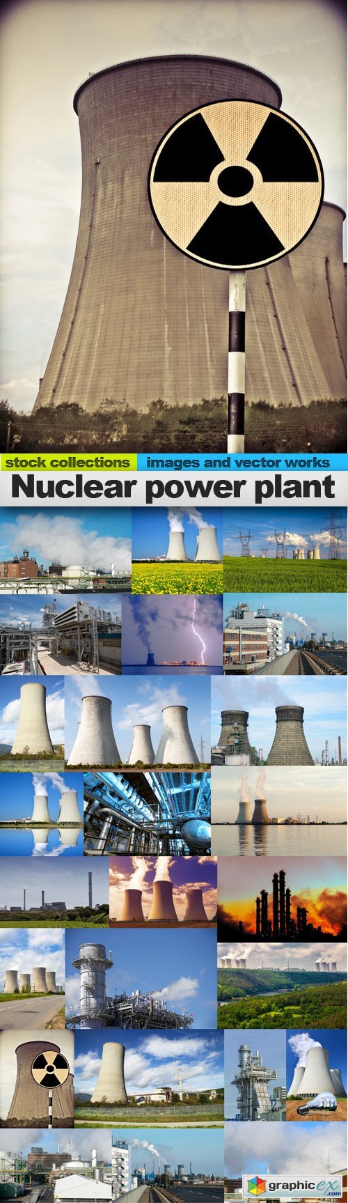 Nuclear power plant, 25 x UHQ JPEG