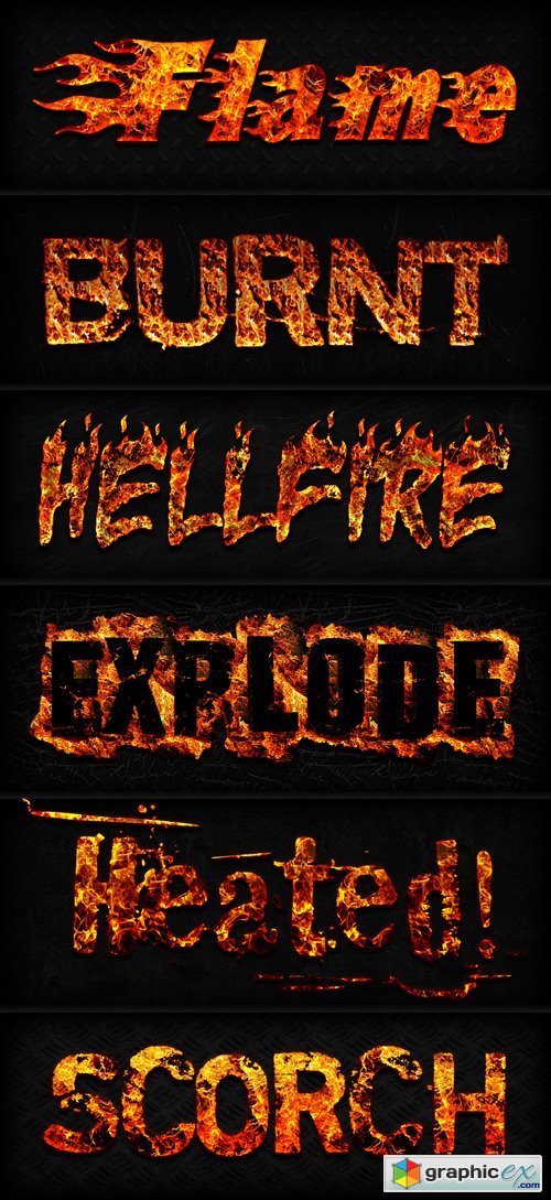 Fire Text Effects for Photoshop