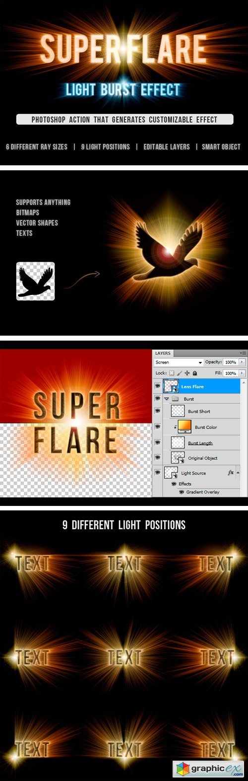 SuperFlare - Back Light Burst Action