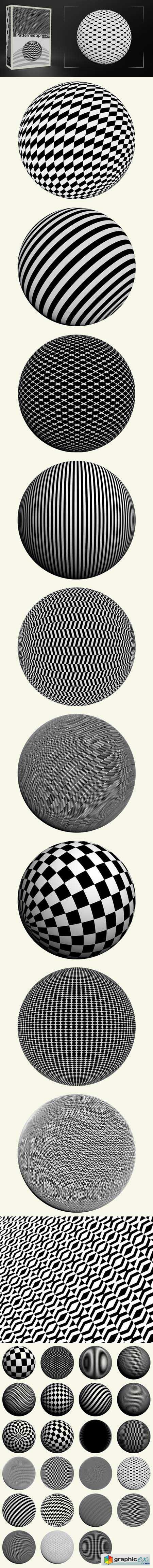 Patterned Spheres Pack - 23 Brushes and Images (Re-Up)