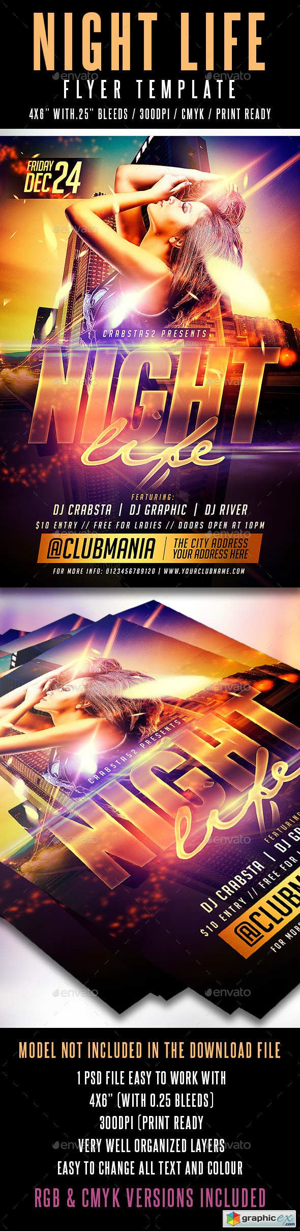 Night Life Flyer Template