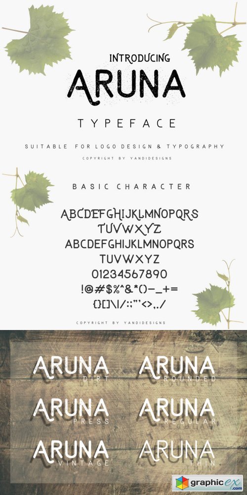 Aruna Typeface