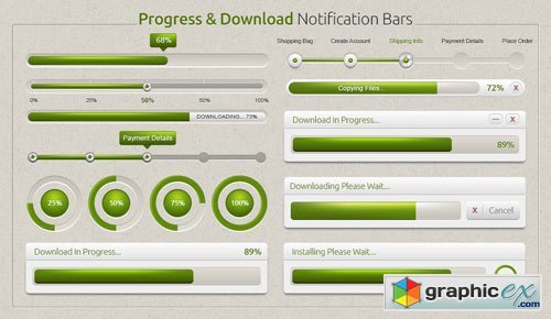 Subtle Progress & Download Bars