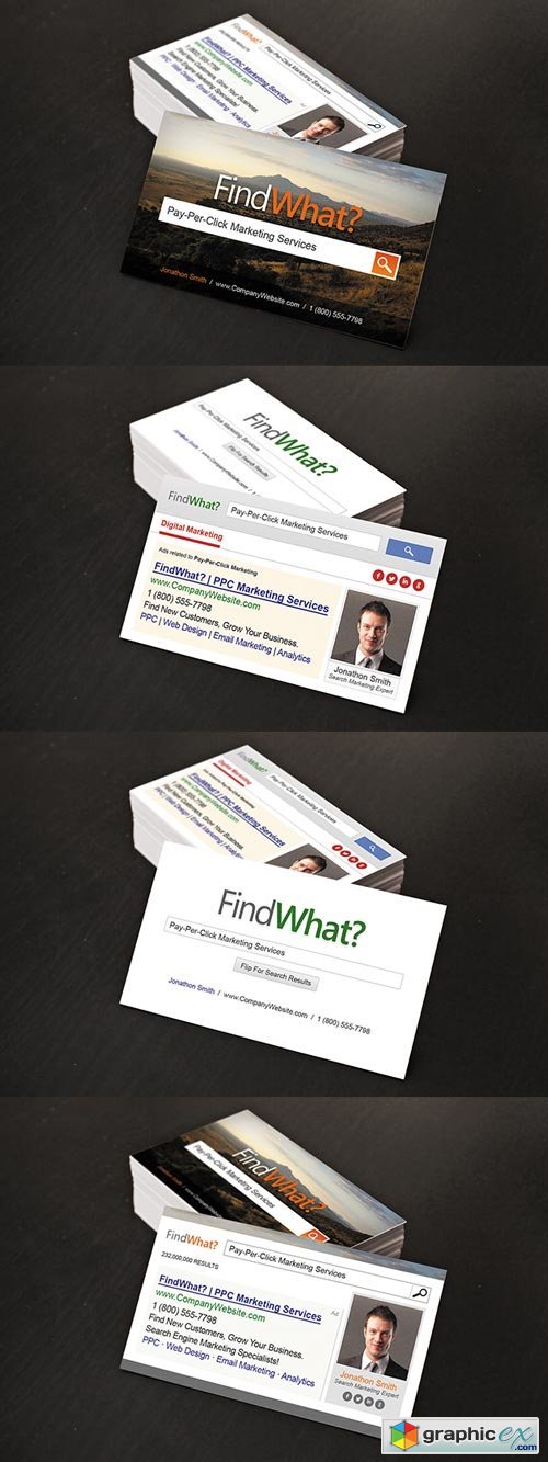 Search Engine Business Cards Bundle