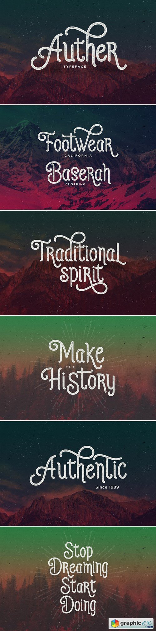 Auther Typeface