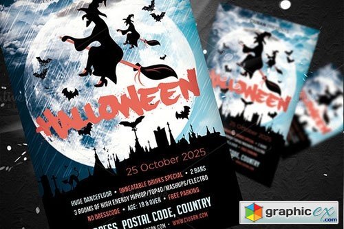 Halloween Flyer Template 3