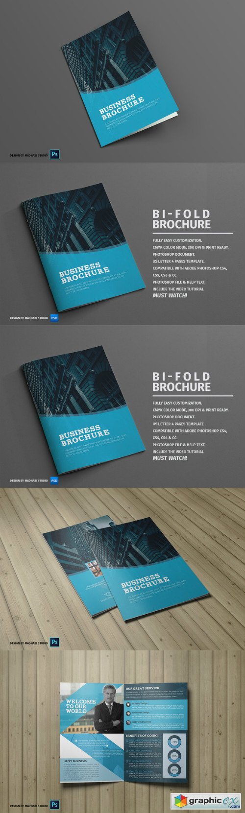 Corporate Bifold Brochure Vol 08