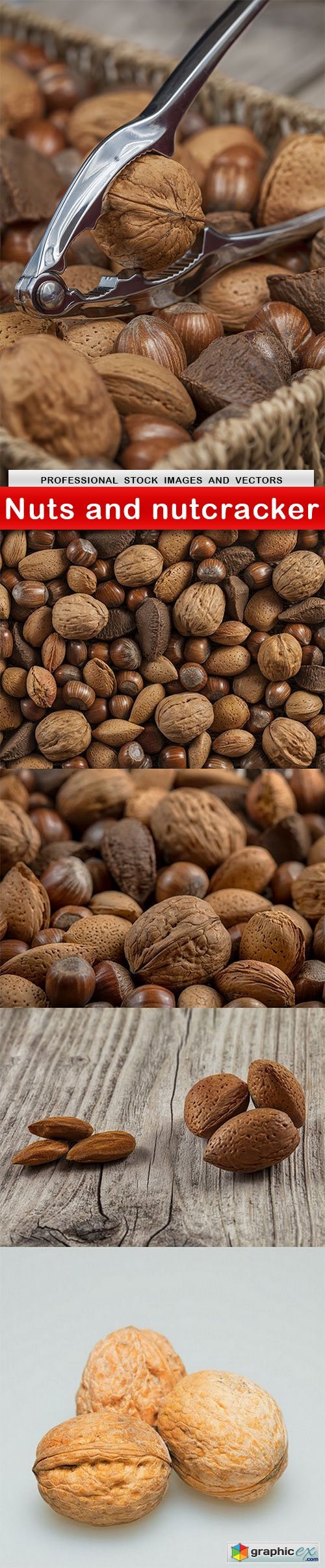 Nuts and nutcracker - 5 UHQ JPEG