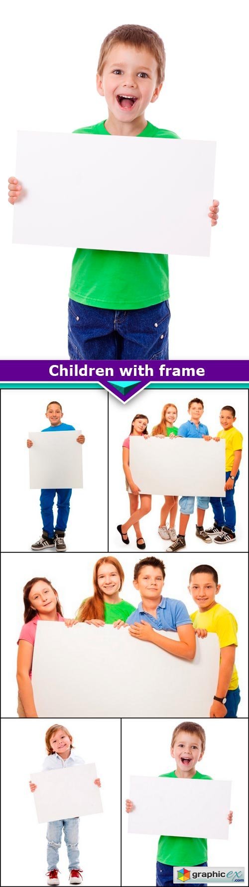 Children with frame 5X JPEG