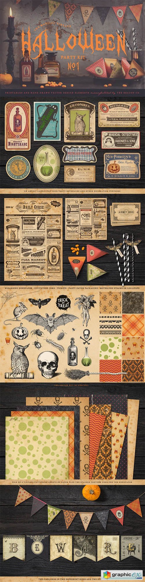 The Magical Halloween Party Kit