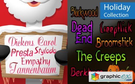 MacFonts Spooky Fonts.1.2 MacOSX Holiday Collection