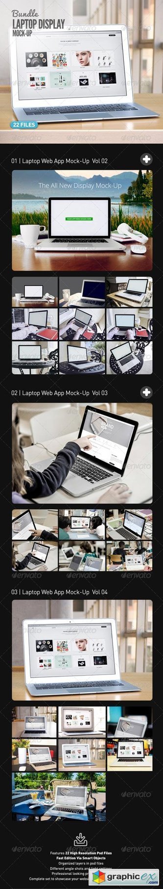 Laptop | Web App Mock-Up Bundle