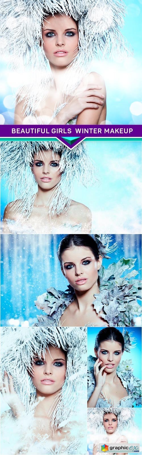 Beautiful Girls Winter Makeup 5x JPEG