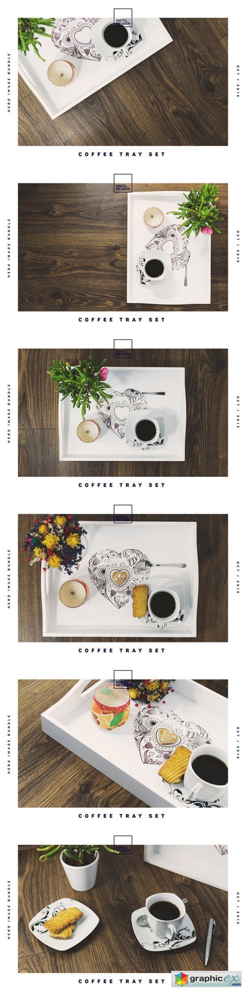 Coffee Tray Set / Hero Image Bundle