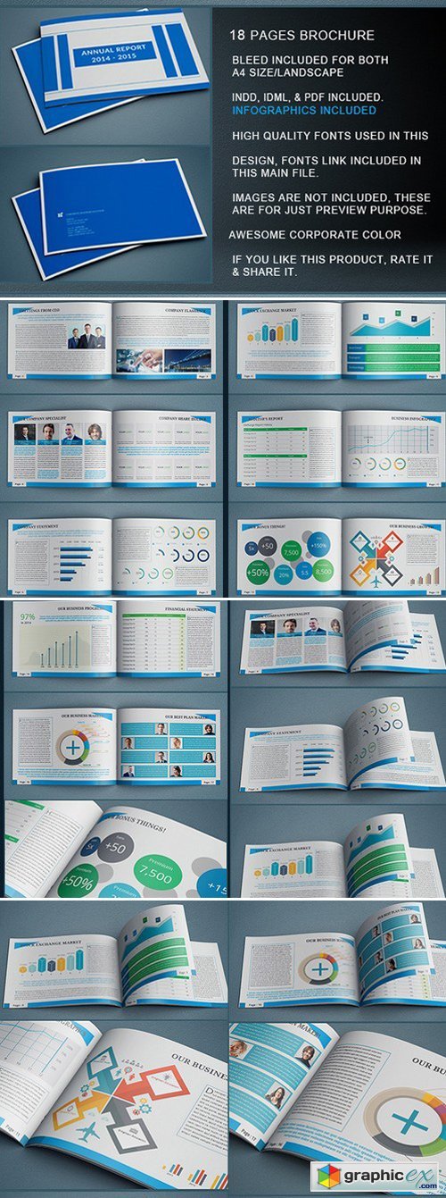 InDesign Annual Report Template