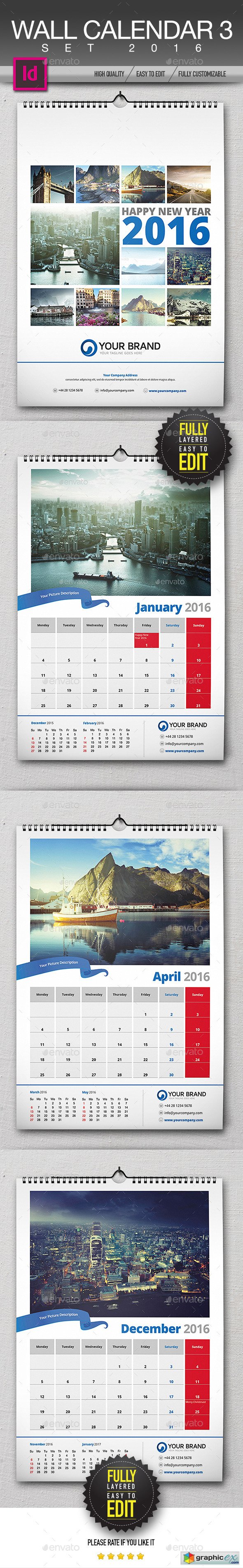 Wall Calendar 2016 13122707