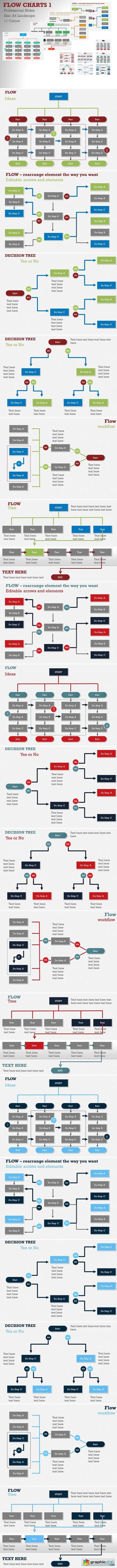 Flow Charts 1 PowerPoint Template