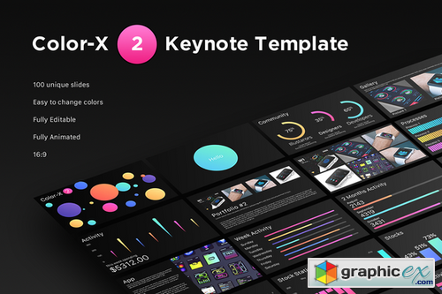 Color-X 2 Keynote Template