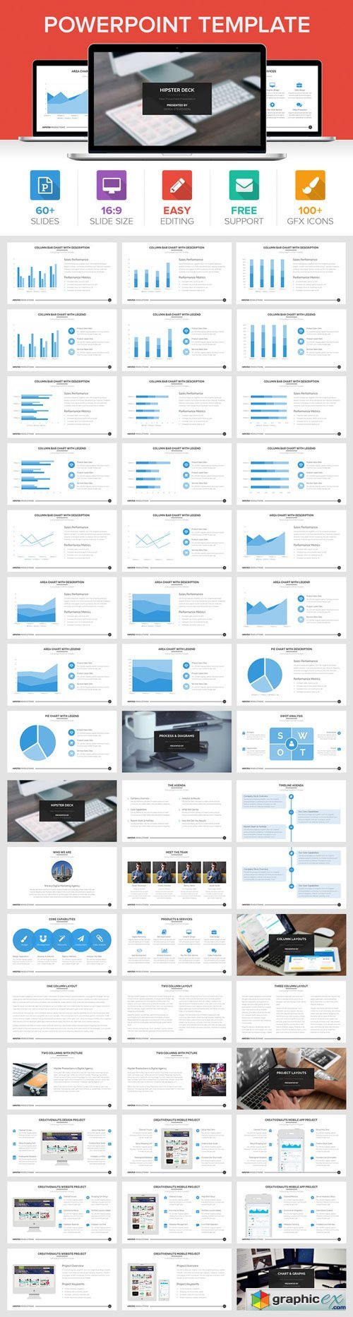 Hipster PowerPoint Template
