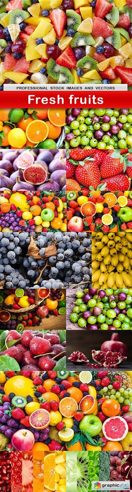 Fresh fruits - 15 UHQ JPEG