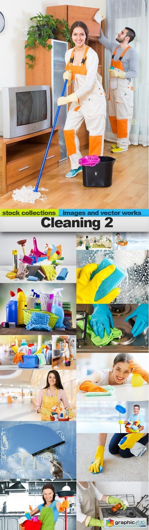 Cleaning 2, 15 x UHQ JPEG