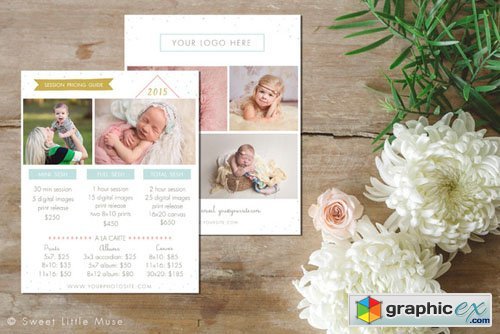 Photography Price Guide Template - CreativeMarket 313795